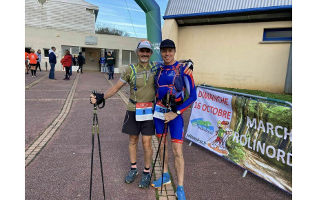 Le SVER Marche Nordique sur la Rolinordik à Val de Reuil