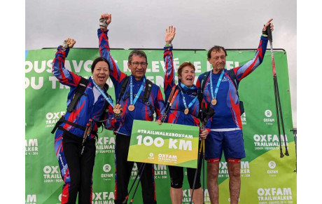 le SVER représenté lors de l'OXAM 100kms de Dieppe 